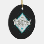 Gepensioneerd Niet mijn probleem meer Keramisch Ornament (Rechts)