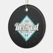 Gepensioneerd Niet mijn probleem meer Keramisch Ornament (Links)