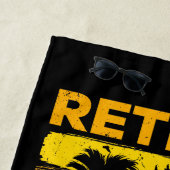 Gepensioneerd niet mijn probleem meer tropische zo strandlaken (In situ)