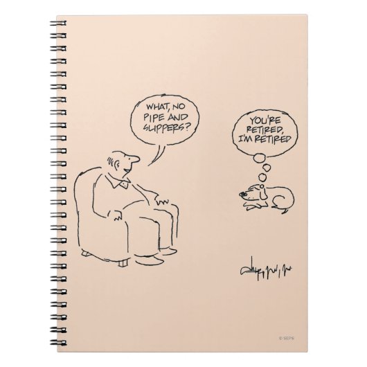 Gepensioneerd Notitieboek (Voorkant)