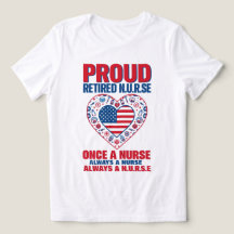 Gepensioneerd Nurse Pride T-shirt