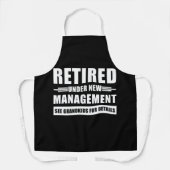 Gepensioneerd onder nieuw beheer Bekijk kleinkinde Schort (Voorkant)