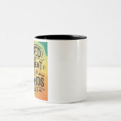 Gepensioneerd onder nieuw beheer Bekijk kleinkinde Tweekleurige Koffiemok (Center)