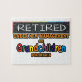 Gepensioneerd onder nieuw beheer legpuzzel (Horizontaal)