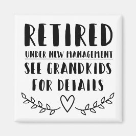 Gepensioneerd onder nieuw beheer magneet