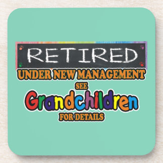 Gepensioneerd onder nieuw beheer onderzetter