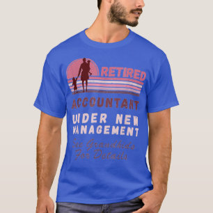 Gepensioneerd onder Nieuwe Beheerder Donker T-shirt