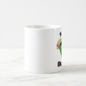 Gepensioneerd organisatorisch cadeau koffiemok (Center)