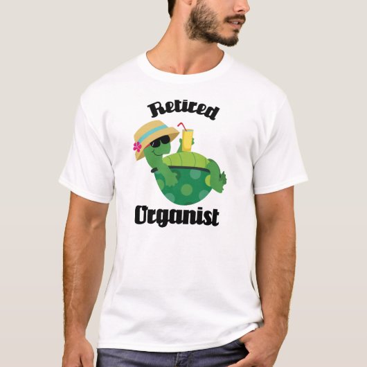 Gepensioneerd organisatorisch cadeau t-shirt (Voorkant)