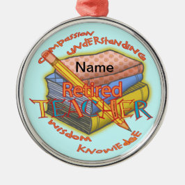 Gepensioneerd ornament voor leerkrachten