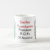 "Gepensioneerd oud art" — Persoonlijk bekertje in  Koffiemok (Center)