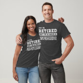 Gepensioneerd Paraprofessional grappig pensioen ca T-shirt (Unisex)