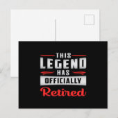 Gepensioneerd Pensioen Oma Funnie Cadeau Briefkaart (Voorkant / Achterkant)