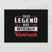 Gepensioneerd Pensioen Opa Funny Cadeau Briefkaart (Voorkant)