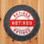 Gepensioneerd plezier! Pensioengift Dartbord<br><div class="desc">Een geschenk dat Uren van plezier geeft tijdens de nieuwe fase in het leven!</div>