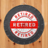 Gepensioneerd plezier! Pensioengift Dartbord