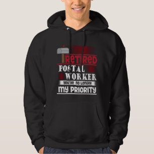 Gepensioneerd Postpersoneel Funny Deliverer Retire Hoodie