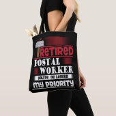 Gepensioneerd Postpersoneel Funny Deliverer Retire Tote Bag (Dichtbij)