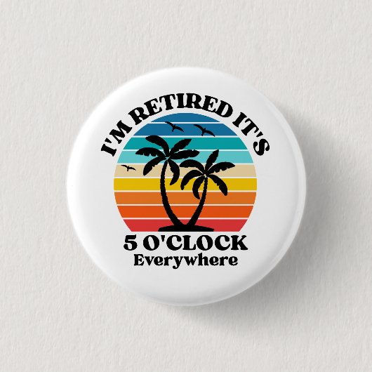 GEPENSIONEERD RONDE BUTTON 3,2 CM (Voorkant)