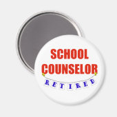 GEPENSIONEERD SCHOOLBEGELEIDER MAGNEET (Voorkant / Achterkant)