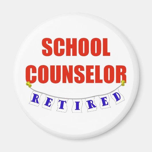 GEPENSIONEERD SCHOOLBEGELEIDER MAGNEET (Voorkant)