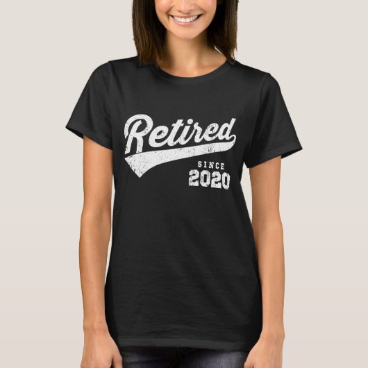 Gepensioneerd sinds 2020 t-shirt (Voorkant)