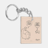 Gepensioneerd Sleutelhanger (Voorkant Links)