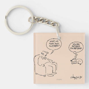 Gepensioneerd Sleutelhanger