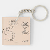 Gepensioneerd Sleutelhanger (Achterkant)