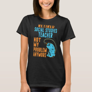 Gepensioneerd sociaal onderwijs Docent Vist Pensio T-shirt