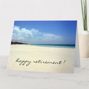 gepensioneerd strand groot kaart