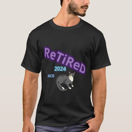 GEPENSIONEERD T-SHIRT (Voorkant)