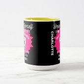 Gepensioneerd tandarts Funny Novelty Retirement Gr Tweekleurige Koffiemok (Center)