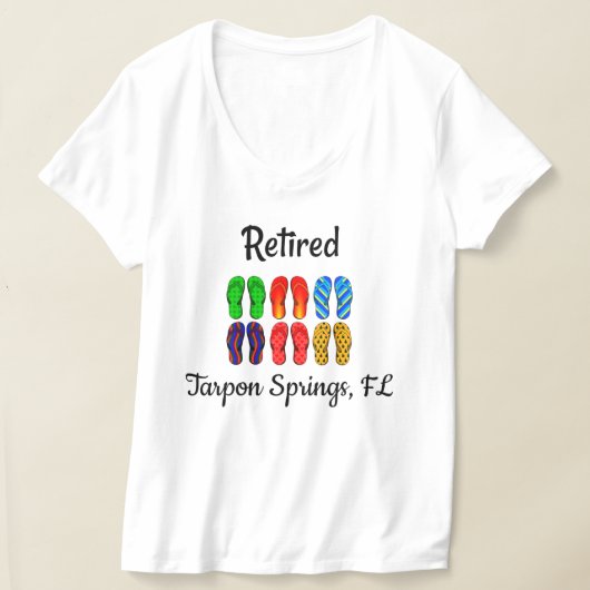 Gepensioneerd - Tarpon Springs, FL T-shirt (Laagn)