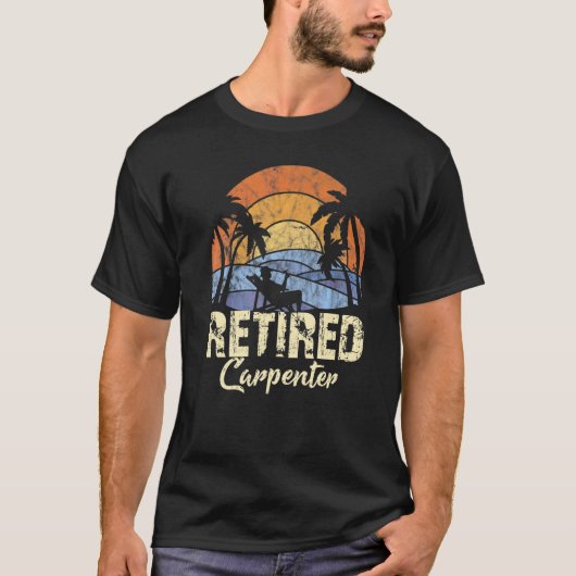 Gepensioneerd timmerman T-shirt (Voorkant)