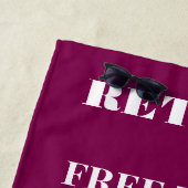 Gepensioneerd tot kleinkinderen strandlaken (In situ)