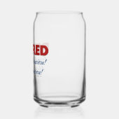 Gepensioneerd: Tot ziens Hallo Pensioen! Blikvorm Glas (Links)