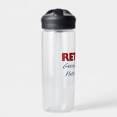 Gepensioneerd Tot ziens Hallo Pensioen CamelBak Waterfles (Voorkant)