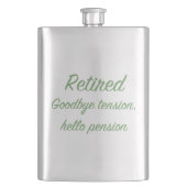 Gepensioneerd: Tot ziens spanning, hallo pensioen Heupfles (Voorkant)