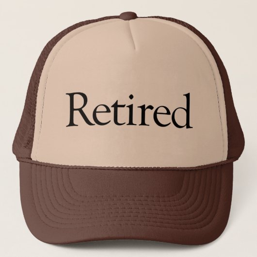 Gepensioneerd Trucker Pet (Voorkant)