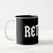 Gepensioneerd Tweekleurige Koffiemok (Links)