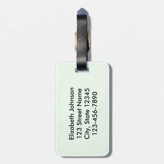 Gepensioneerd: Vaarwel prijsopgave Bagagelabel (Achterkant verticaal)