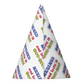 Gepensioneerd Van het houden Feesthoedjes (Achterkant)