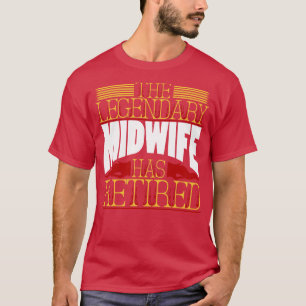 Gepensioneerd Verloskundige Gift T-shirt