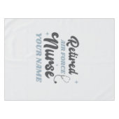 Gepensioneerd verpleegkundige van de luchtmacht tafelkleed (Voorkant (Horizontaal))