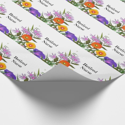 Gepensioneerd Verpleegster Cadeaupapier (Hoek)