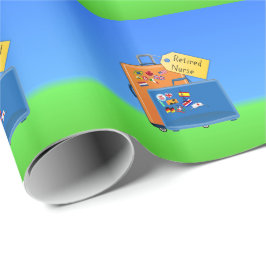 Gepensioneerd Verpleegster, Ingepakt en Klaar om t Cadeaupapier