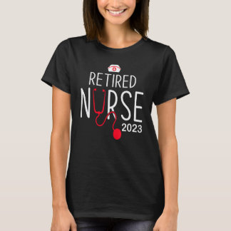 Gepensioneerd Verpleegster Vrouwen Kinderkamer Ver T-shirt