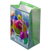 Gepensioneerd, Vrij om te zweven Medium Cadeauzakje (Voorkant Gekanteld)