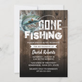 Gepensioneerd weg Vist buiten Man Pensioen Kaart (Voorkant)